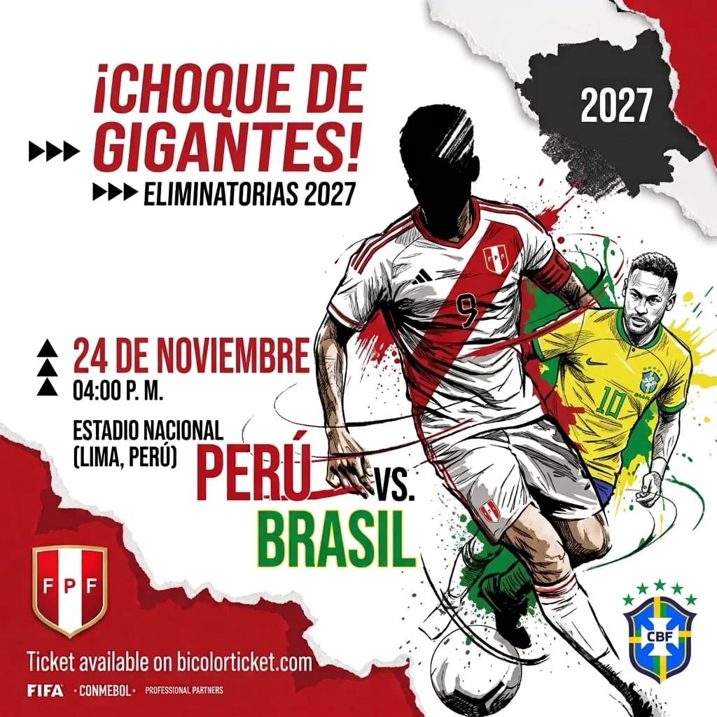 Perú vs. Brasil — Eliminatorias 2027